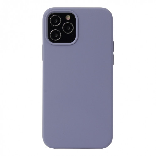 Cas de protection antichoc couleur liquide de couleur solide pour iPhone 13 (gris lavande) SH602L965-37