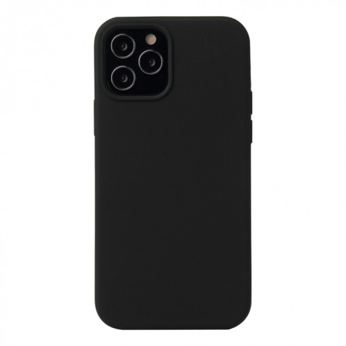 Couleur en silicone de couleur unie Case antichoc pour iPhone 13 Pro (Noir) SH603E481-37
