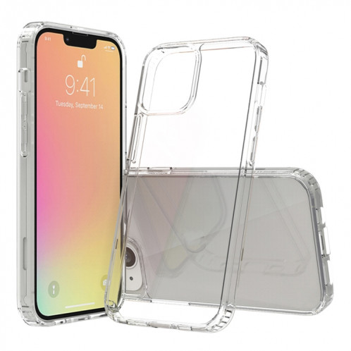 Étui de protection en acrylique TPU + acrylique anti-gratter pour iPhone 13 (transparent) SH702B564-37
