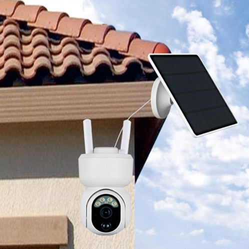 T24 1080P IP65 Caméra Smart PTZ Smart PTZ Solar, Support Vision nocturne en couleur et Alarme de détection Humanoid à double sens et d'alarme d'humanoïde, version WiFi SH2801477-311