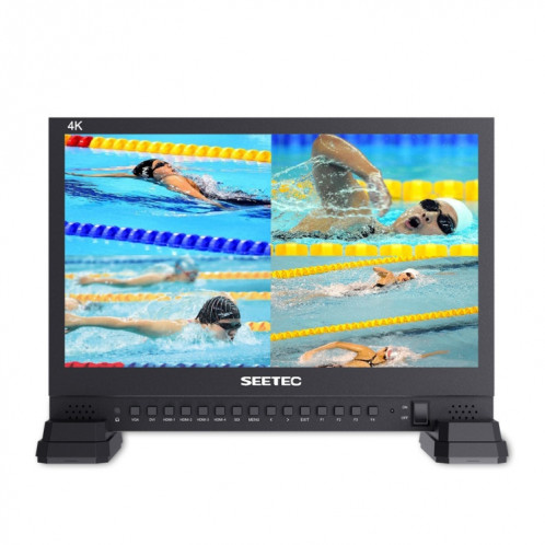 SEETTEC 4K156-9HSD 3840x2160 300 Nits 15.6 pouces IPS Screen HDMI 4K 3G-SDI Four Scrit Afficher moniteur SS82451204-36