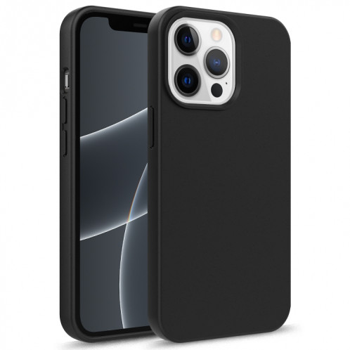 Matériau de paille de la série STARRY SERIES + CAS DE PROTECTION TPU pour iPhone 13 PRO (Noir) SH803D541-37