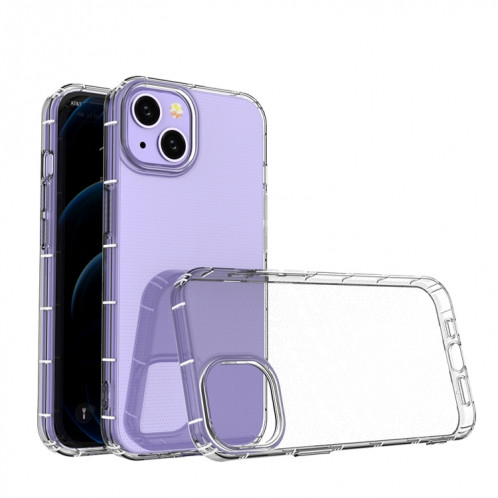 Coque TPU antichoc de couverture complète Airbag à quatre angles pour iPhone 13 (transparent) SH702A1572-37