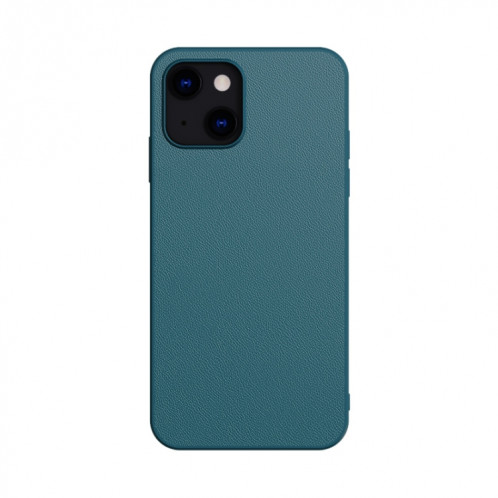 Coque Pure Cuir Cover Cover Pochette pour iPhone 13 (vert profond) SH702B1403-37