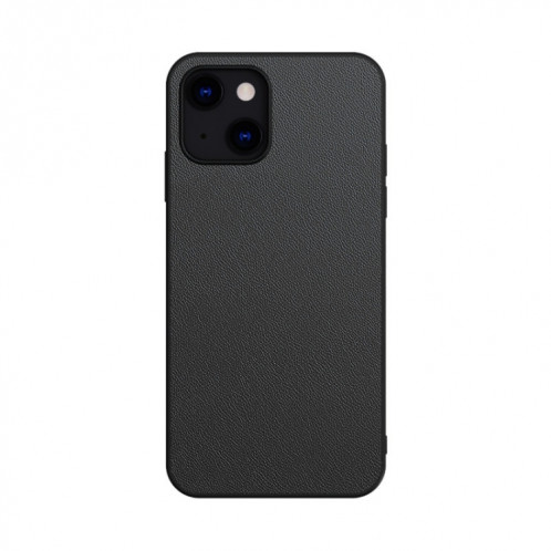 Coque pure en cuir de cuir de la peau pour iPhone 13 Pro (Noir) SH703A1993-37