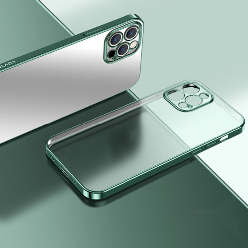 Etui de protection TPU ultra-mince de l'électroplastie Sulada pour iPhone 13 Pro (Vert) SS803C758-38