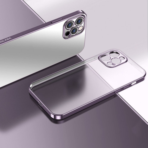Etui de protection TPU ultra-mince de l'électroplastie Sulada pour iPhone 13 Pro (violet) SS803D1046-38