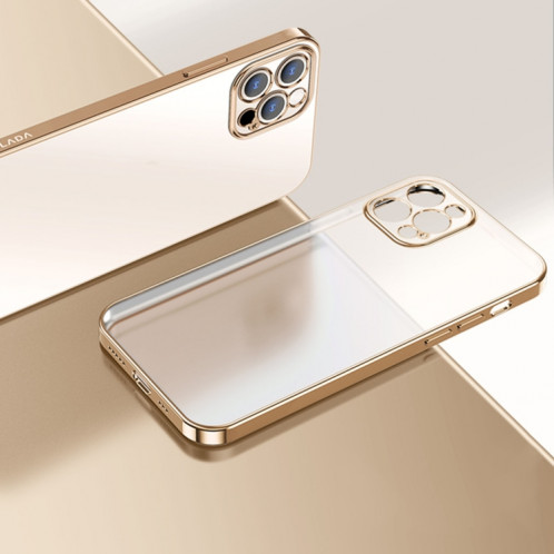 Étui de protection TPU ultra-mince de l'électroplastie Sulada pour iPhone 13 Pro (Gold) SS803E841-38
