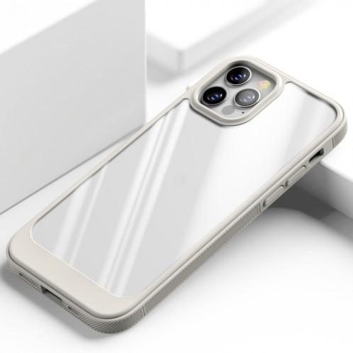 Cas de protection TPU + PC antichoc pour iPhone 13 Pro (Gold) SH903B935-37