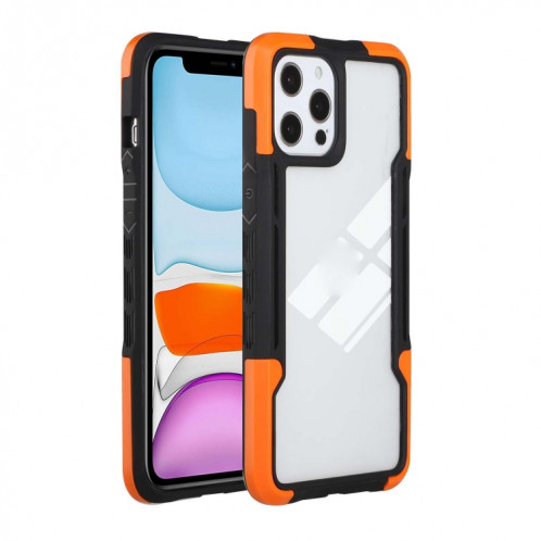 TPU + PC + Acrylique 3 en 1 Cas de protection antichoc pour iPhone 13 Pro (Orange) SH503F458-37