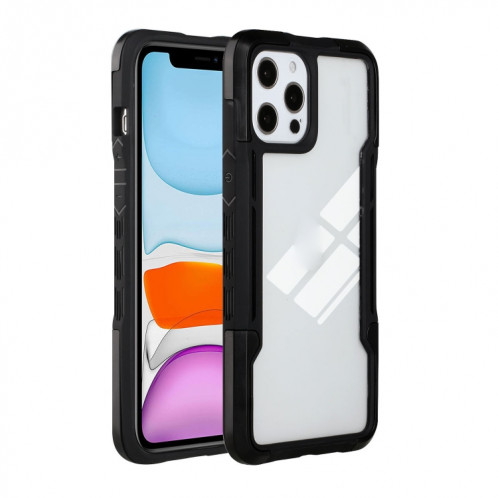 TPU + PC + Acrylique 3 en 1 Cas de protection antichoc pour iPhone 13 Pro (Noir) SH503G948-37