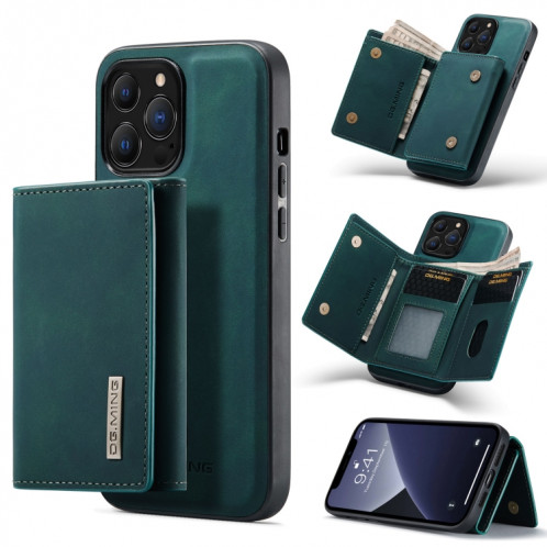 DG.ming M1 Portefeuille multi-cartes de la série M1 + Boître antichoc magnétique avec fonction de support pour iPhone 13 Pro (Vert) SD403E819-39