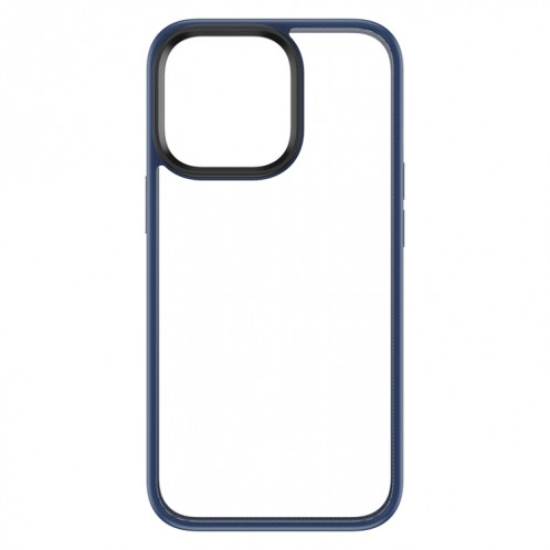 Cas de protection transparent transparent de Rock PC + TPU UDUN pour iPhone 13 Pro (Bleu) SR603B1897-37