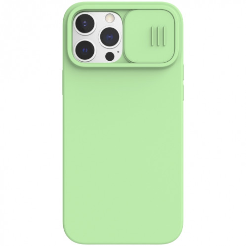 Nillkin Camshield Magsafe Magnétique Liquide Silicone + PC Couverture complète pour iPhone 13 PRO (Vert) SN502A282-311