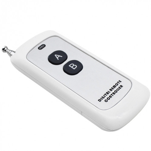 1000-2e Pompe à eau à deux boutons Moteur Smart Socket Control Lampe Apprentissage Télécommande sans fil, Fréquence: 433m 4.7 (Blanc) SH004A1144-34