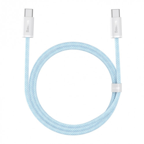 BASEUS CALD000203 Série dynamique 100W USB-C / TYPE-C sur le câble de données de charge rapide USB-C / C / C / C / C / C / Cable Longueur: 1m (bleu) SB501B769-38
