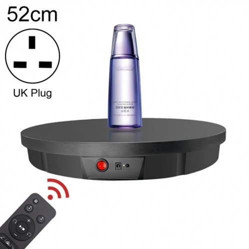 Télécommande de 52 cm Triffret rotative à rotation électrique Stand Stand de prise de vue vidéo PLATEAUTABLE, Plug-in Power, POWER Bouchon: UK Plug (Noir) SH604A64-310