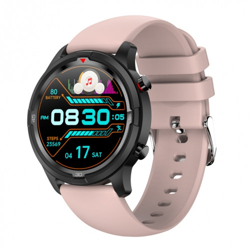 Tw26 1,28 pouce IPS Touch Screen Smart Watch Smart Watch, Support Surveillance du sommeil / Surveillance de la fréquence cardiaque / Mode Dual Call / Sang Oxygen Surveillance, Style: Bracelet en silicone (or rose) SH101C1102-310