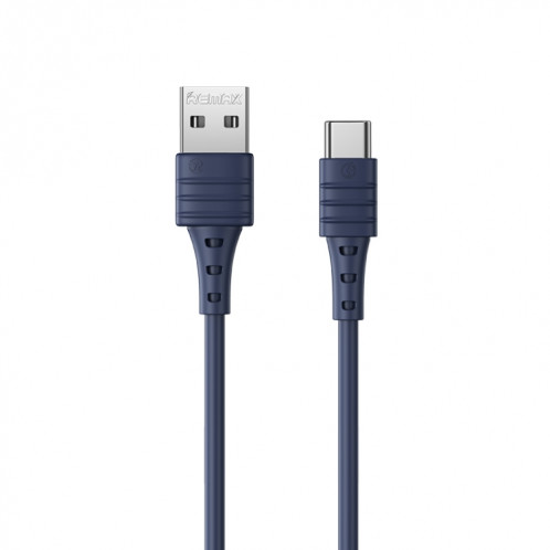 Remax RC-179A 2.4A Type-C / USB-C Haute Câble de données de chargement rapide de la TPE-C / USB-C, longueur: 1m (bleu) SR901B1057-38