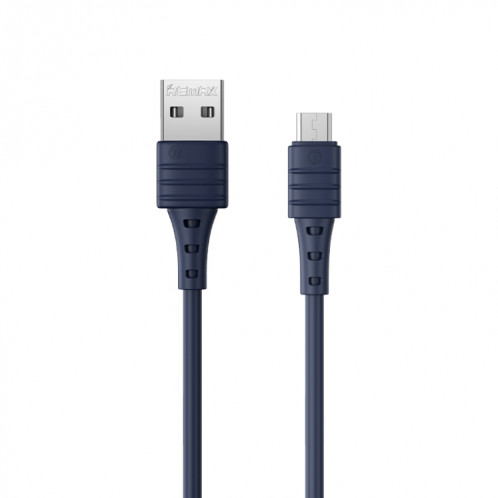 Remax RC-179M 2.4A Micro USB Haute TPE TPE-Câble de chargement rapide de la TPE, Longueur: 1m (bleu) SR101B1791-38