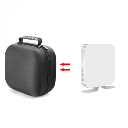 Pour Nuoke K28 Mini PC Sac de stockage protecteur (noir) SH2102954-37