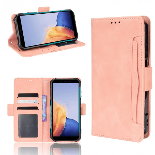 Pour Ulefone Armor x9 Peau Senteur Cas de téléphone en cuir de mollet (rose) SH009A1995-37