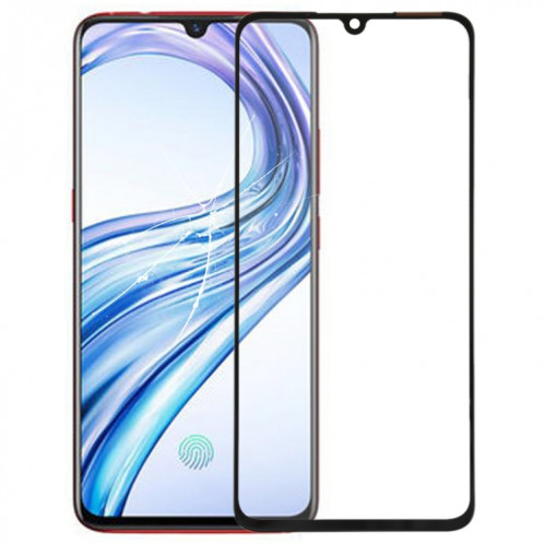 Pour vivo X23 / X21S Lentille en verre extérieure de l'écran avant avec adhésif optiquement transparent OCA SH2212817-36