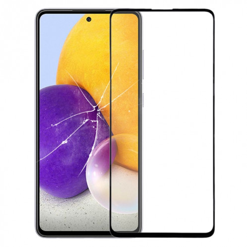 Pour Samsung Galaxy A72 lentille extérieure en verre avec adhésif optiquement transparent OCA SH2625636-36