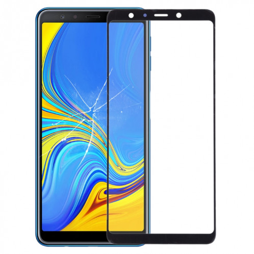 Pour Samsung Galaxy A7 2018 / A750 Lentille en verre extérieure avec adhésif optiquement transparent OCA SH26411047-36