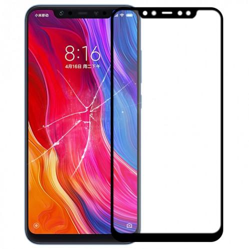 Lentille en verre extérieur à l'écran avant avec adhésif optiquement clair OCA pour Xiaomi MI 8 SH8920822-37