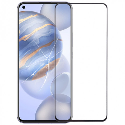 Lentille en verre extérieure à écran avant avec adhésif optiquement clair de l'OCA pour Huawei Nova 7 SH0307785-37