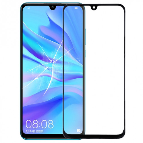 Lentille en verre extérieur à l'écran avant avec adhésif OCA optiquement clair pour Huawei Nova 4e SH03281342-37