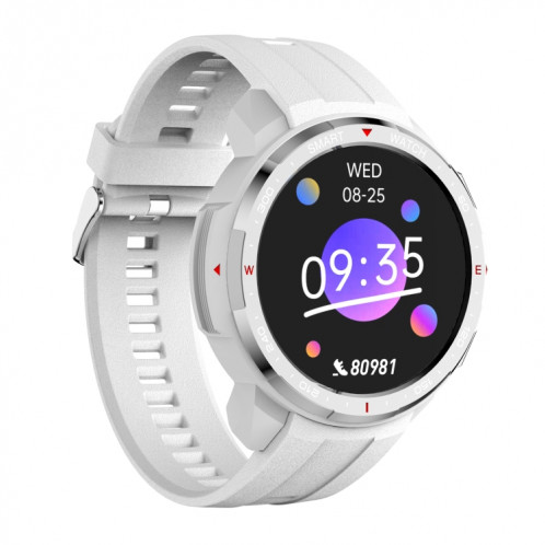 MT12 1.28 pouces TFT Smart Watch Smart Watch, Support Bluetooth Call & 8G Mémoire (Argent) SH401C1637-38