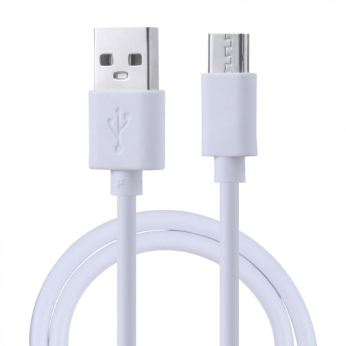 Câble de chargement de noyau de cuivre USB à micro USB, longueur de câble: 50cm (blanc) SH102B600-37