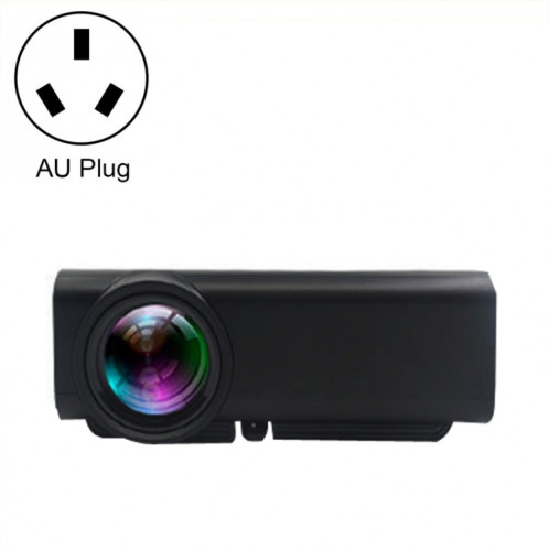 YG530 LED petit projecteur d'écran sans fil 1080P, bouchon d'alimentation: plug UA (noir) SH303A1253-37