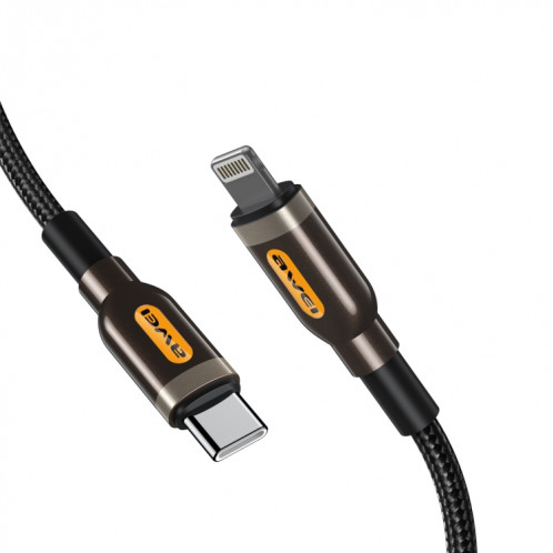 AWEI CL-125T Type-C / USB-C à Type-C / USB-C Câble de données de charge rapide, longueur: 1M (noir) SA201A968-37
