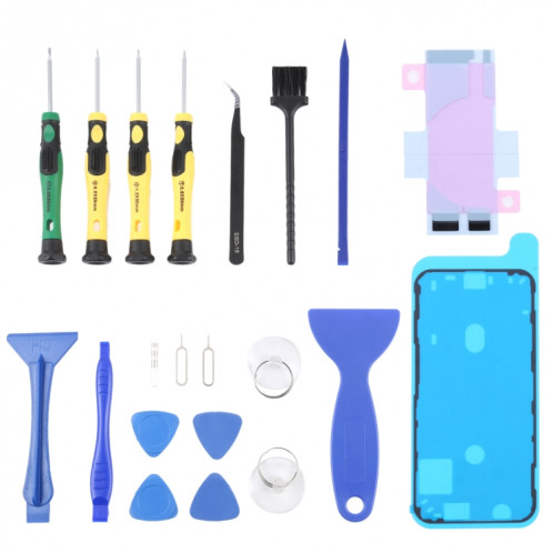 JIAFA JF-8182 21 in 1 Battery Adhesive + LCD Frame Waterproof Adhesive + Repair Tool Set For iPhone 12 mini SJ1704928-36