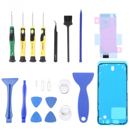 JIAFA JF-8182 21 in 1 Battery Adhesive + LCD Frame Waterproof Adhesive + Repair Tool Set For iPhone 13 mini SJ1710910-36