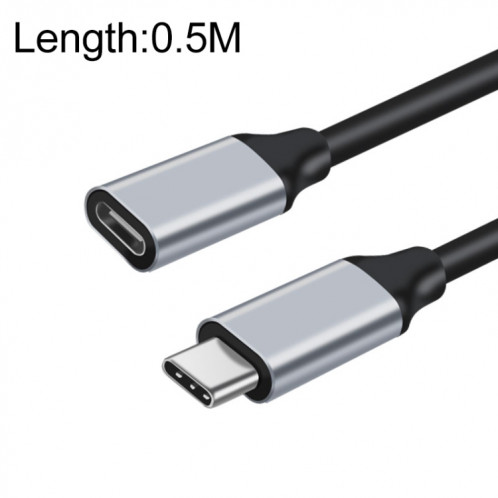50 cm 10Gbps USB-C / Type-C Male à la femelle Câble d'extension de transmission de données de charge SH2801848-37