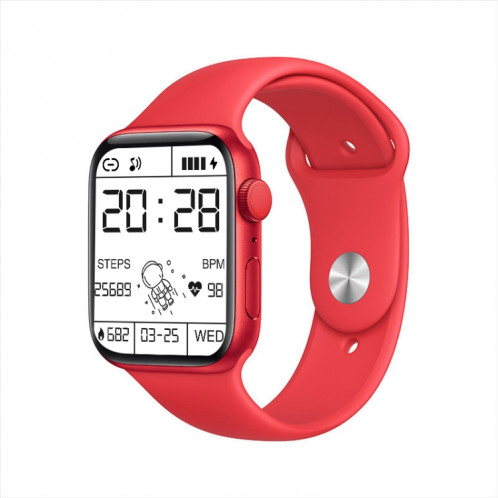 T900 PRO MXA Montre intelligente à écran LCD 1,69 pouces, prend en charge les appels Bluetooth / plusieurs modes de sport (rouge) SH401E1498-37