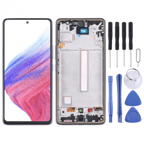 Écran LCD Super AMOLED d'origine pour Samsung Galaxy A53 5G SM-A536B numériseur assemblage complet avec cadre SH42021123-35