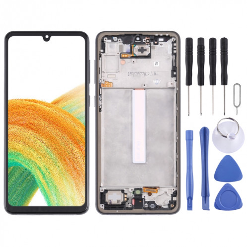 Écran LCD Super AMOLED d'origine pour Samsung Galaxy A33 5G SM-A336B numériseur assemblage complet avec cadre SH42101485-35