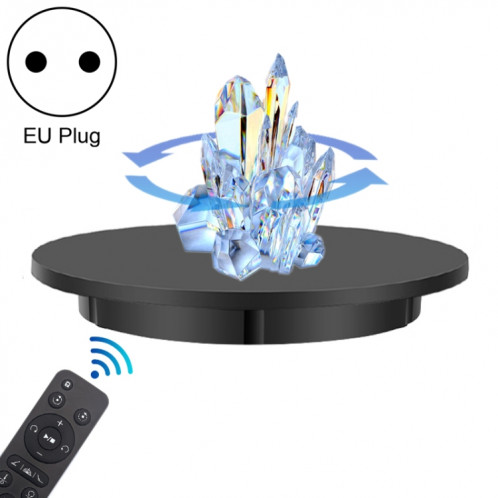 Support d'affichage rotatif de charge de 60 cm, plateau tournant de prise de vue vidéo, charge : 100 kg, prise d'alimentation : (noir) SH602A431-37