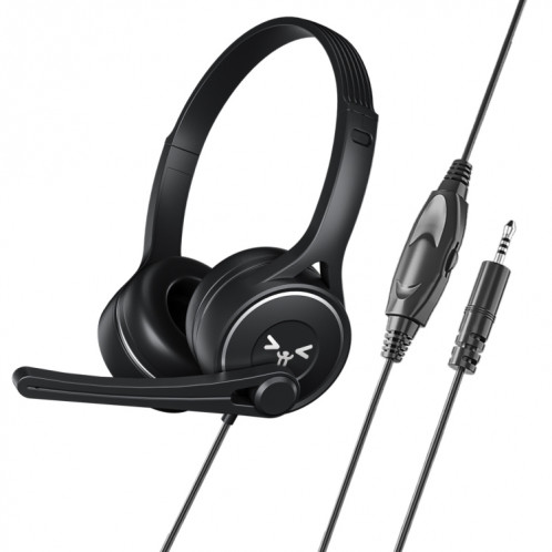 SOYTO SY-G30 Casque de jeu ergonomique à suppression de bruit filaire, interface : 3,5 mm (noir) SS701A1567-36