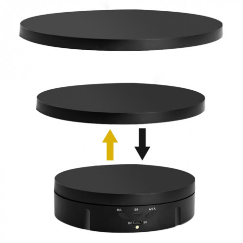 Présentoir rotatif électrique 3 en 1 (noir) SH601A1009-36