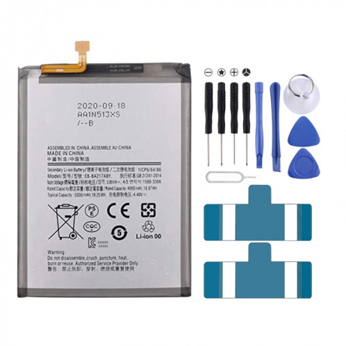 Remplacement de batterie Li-polymère EB-BA217ABY 5000mAh pour Samsung Galaxy A21s A12 SM-A217F SM-A217M A217DS SH8701591-34
