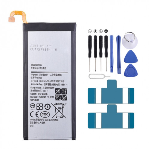 EB-BC500ABE 2600mAh pour Samsung Galaxy C5 SM-C5000 remplacement de batterie Li-polymère SH33011255-34
