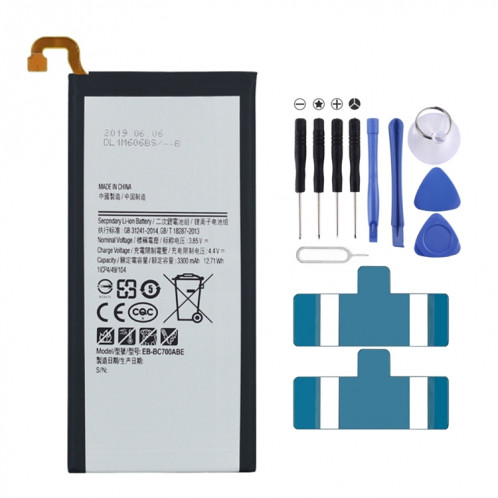 EB-BC700ABE 3300mAh pour le remplacement de la batterie Li-polymère Samsung Galaxy C7 SH35011726-34
