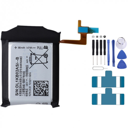 Remplacement de batterie Li-polymère 380mAh EB-BR760ABE pour Samsung Gear S3 Frontier / Classic SH45011695-33