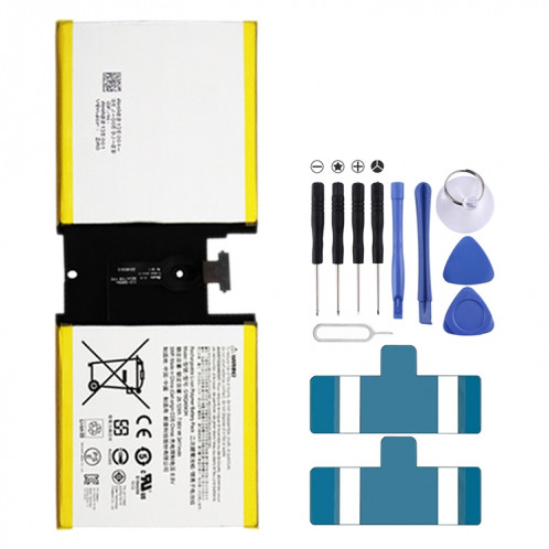 Remplacement de la batterie Li-polymère 7,66 V 3411 mAh pour Microsoft Surface Go SH69091220-35